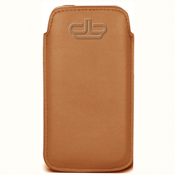 Pouch popup real leather phone case